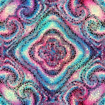 Seamless mosaic pattern イラスト素材