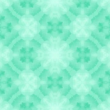 Seamless mosaic pattern or background in green Stock-Illustration