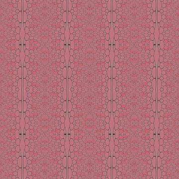 Seamless mosaic pattern pink red Stock Illustration