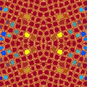 Seamless mosaic texture Stock Illustration