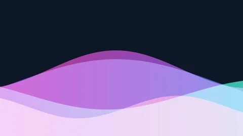 Seamless motion background with abstract fluid wave shapes Video stock 344740219