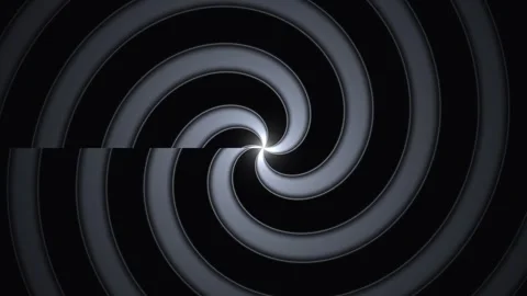 Seamless motion background with spinning spiral design for Stock Footage 340780611