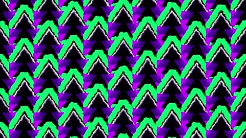 Seamless motion graphic loop of geometric patterns in 4K Stock Footage 346157090