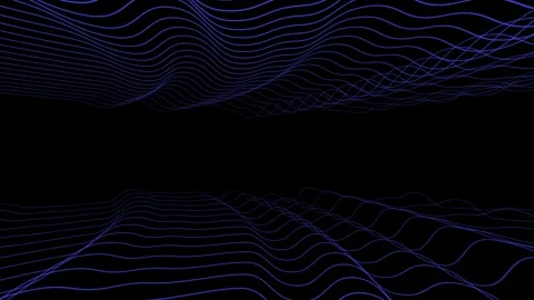 Seamless Moving Wiggle Line Background for Motion Graphics, abstract wiggle line Stock Footage 301283046