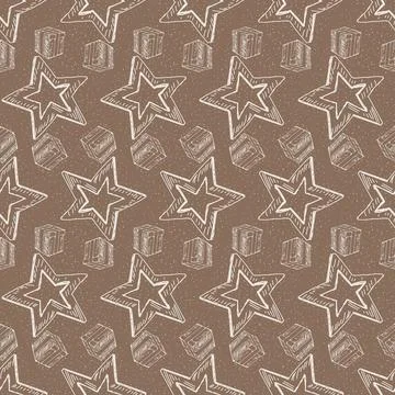 Seamless multicolor pattern of abstract elements 스톡 일러스트