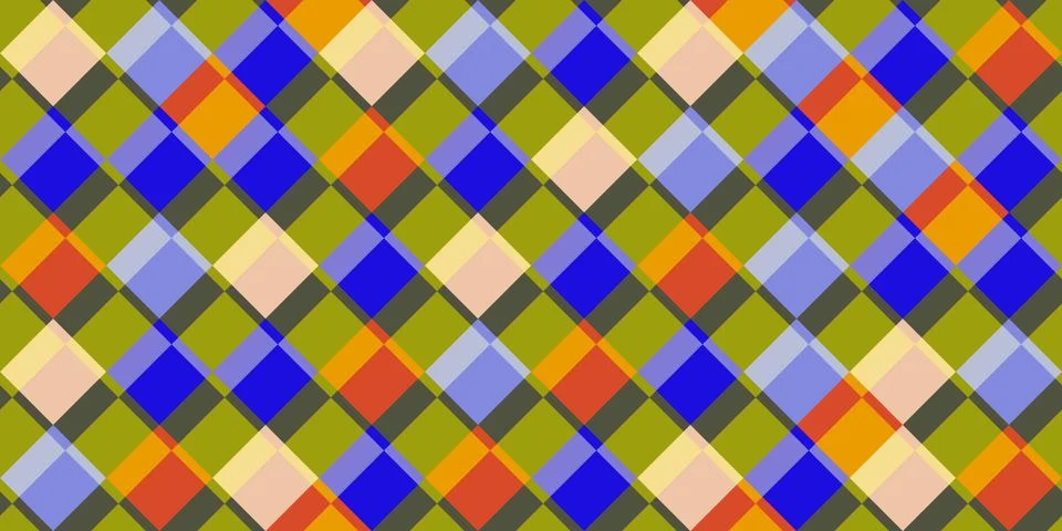 Seamless multicolor pattern. Colorfull geometric template for design. Stock Illustration