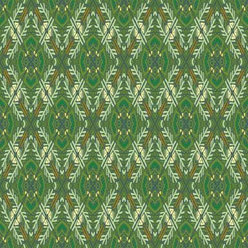 Seamless multicolor pattern of geometric elements for printing on fabric Stock Illustration