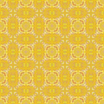 Seamless multicolor pattern of geometric elements for printing on fabric Stock Illustration