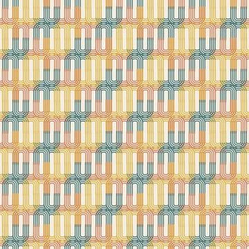 SEAMLESS MULTICOLOR SURFACE PATTERN BACKGROUND FROM SIMPLE LINE Stock Illustration