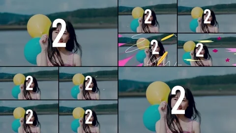 Seamless Multicolor Transitions for After Effects After Effects stock