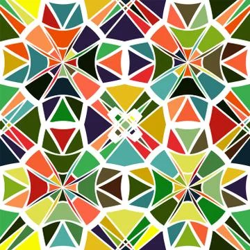 Seamless multicolored pattern. Modern random colors. Stock Illustration