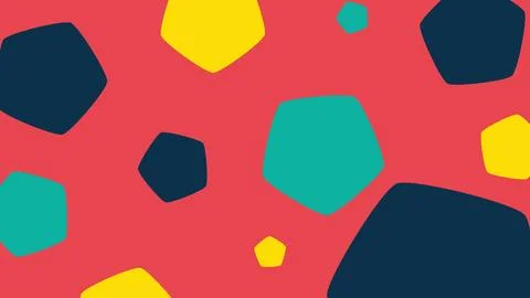 Seamless Multicolored Polka Dot Texture Background Stock Illustration