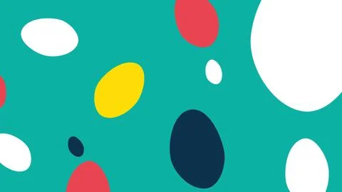 Seamless Multicolored Polka Dot Texture Background Stock Illustration