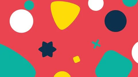 Seamless Multicolored Polka Dot Texture Background Stock Illustration