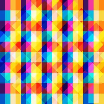 Seamless multicolored tablecloth pattern, texture Stock Illustration