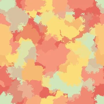 Seamless multicolour camouflage brushed pattern background , greeting card or Stock Illustration