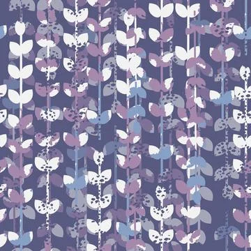 Seamless multicolur rotten orchid pattern background , greeting card or fabri Stock Illustration