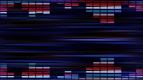 Seamless Music Equalizer Room Animation, Radio Frequency Concept, Loop Vídeos de archivo 333307800