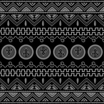 Seamless native pattern background 스톡 일러스트