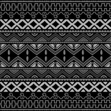 Seamless native pattern background 스톡 일러스트