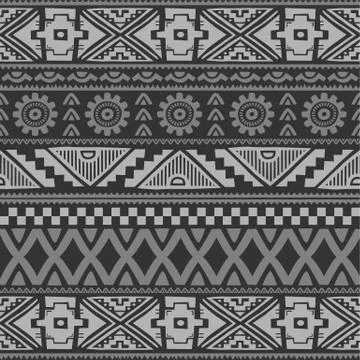 Seamless native pattern background Stock Illustration