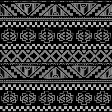 Seamless native pattern background 스톡 일러스트