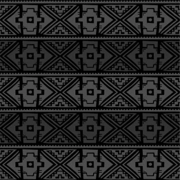 Seamless native pattern background Stock Illustration