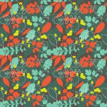 Seamless natural background Stock Illustration