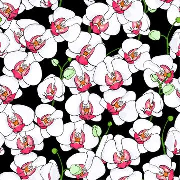 Seamless natural pattern Stock Illustration