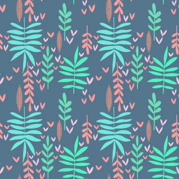 Seamless nature background Stock Illustration