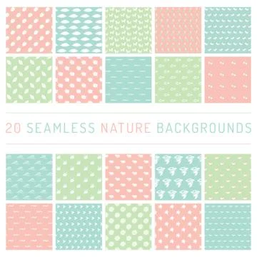 A Seamless Nature Backgrounds Illustration Stock Illustration