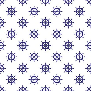 Seamless nautical pattern Stock Illustration