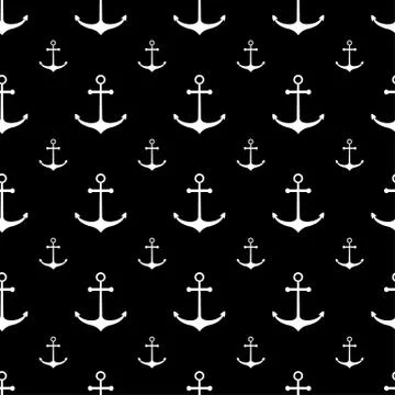 Seamless nautical pattern Illustrazione stock