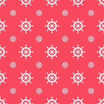 Seamless nautical pattern Stock Illustration