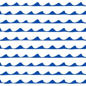 Seamless nautical pattern Stock Illustration