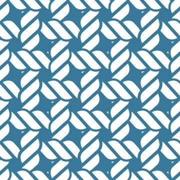 Seamless nautical rope pattern Stock Illustration