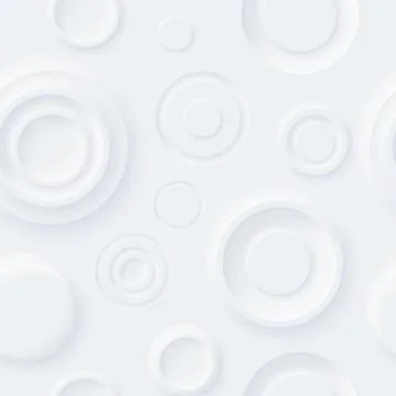 Seamless neumorphism style pattern. Soft, clear and simple futuristic neumo.. Illustration