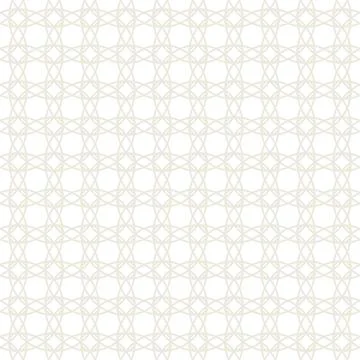 Seamless neutral beige geometrical pattern with circles Stock Illustration