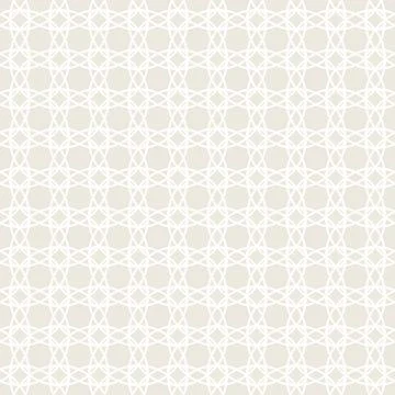 Seamless neutral beige geometrical pattern with circles Stock Illustration
