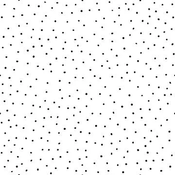 Seamless neutral hand-drawn dots pattern Illustrazione stock