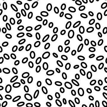 Seamless neutral oval pattern. Doodle dots grid Stock Illustration