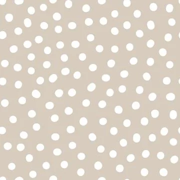 Seamless neutral polka dots pattern. Abstract background Stock Illustration