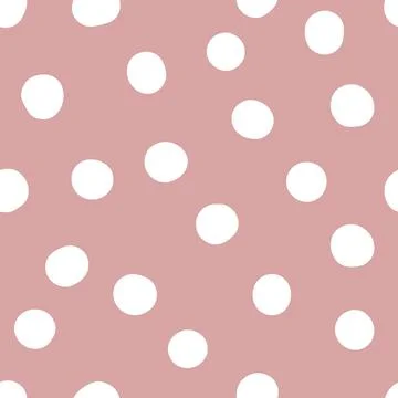 Seamless neutral polka dots pattern. Abstract background Stock Illustration