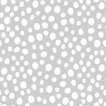 Seamless neutral polka dots pattern. Abstract background Stock Illustration