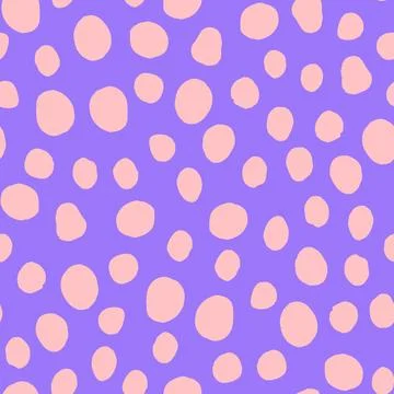 Seamless neutral polka dots pattern. Abstract background Illustrazione stock