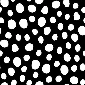 Seamless neutral polka dots pattern. Abstract background イラスト素材