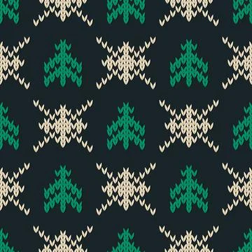 Seamless new year pattern Illustrazione stock