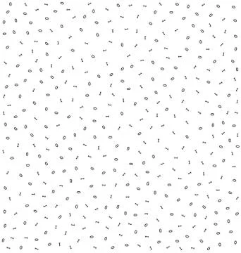 Seamless numbers binary pattern Stock Illustration