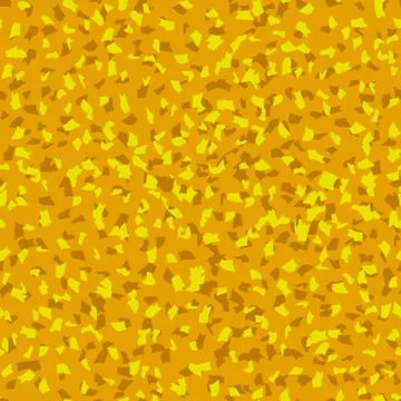Seamless ocher crumb pattern, vector background Stock Illustration