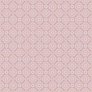 Seamless Octagonal Pattern Stock Illustration